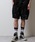 NUMBER (N)INE�i�i���o�[�i�C���j�́uHAND PAINTED FIRM COTTON LIGHT SHORT PILE EASY SHORTS / �n���h�y�C���g �t�@�[�� �R�b�g�� ���C�g �~�j���� �C�[�W�[ �V���[�c�i�X�E�F�b�g�p���c�j�v�b�u���b�N