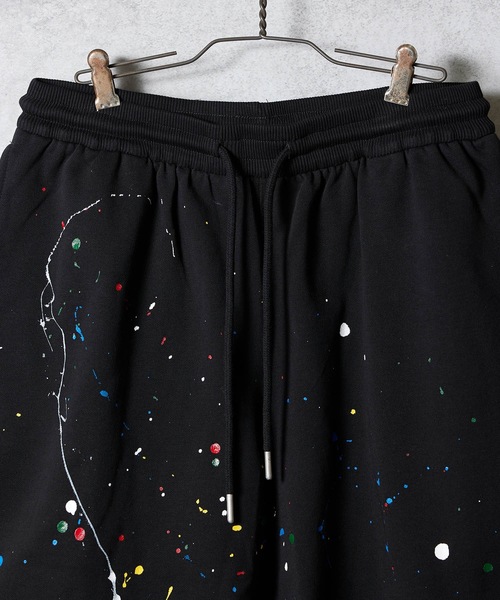 NUMBER (N)INE（ナンバーナイン）の「HAND PAINTED FIRM COTTON EASY SHORTS / ハンドペイント ファーム コットン イージー ショーツ（スウェットパンツ・メンズ・グレー系その他2/グレー系その他3/ブラック/ブラック系その他2/グレー・M/XL/L）」の19枚目の写真