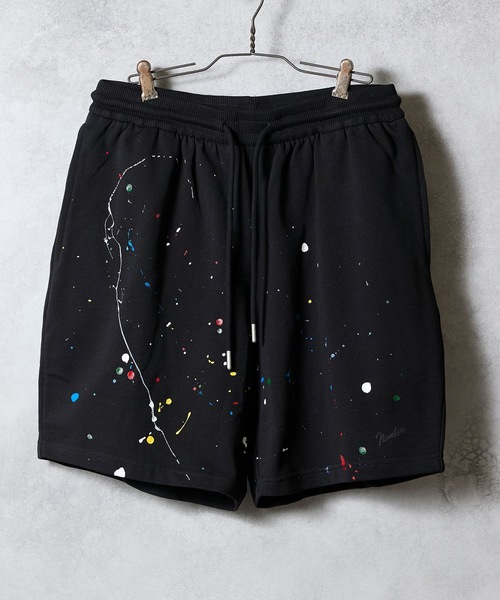 NUMBER (N)INE（ナンバーナイン）の「HAND PAINTED FIRM COTTON EASY SHORTS / ハンドペイント ファーム コットン イージー ショーツ（スウェットパンツ・メンズ・グレー系その他2/グレー系その他3/ブラック/ブラック系その他2/グレー・M/XL/L）」の18枚目の写真