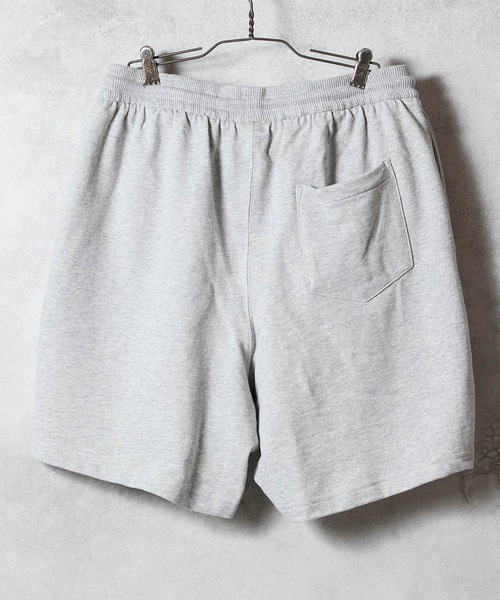 HAND PAINTED FIRM COTTON LIGHT SHORT PILE EASY SHORTS / ハンド