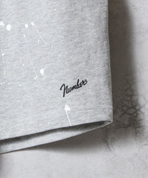 NUMBER (N)INE（ナンバーナイン）の「HAND PAINTED FIRM COTTON EASY SHORTS / ハンドペイント ファーム コットン イージー ショーツ（スウェットパンツ・メンズ・グレー系その他2/グレー系その他3/ブラック/ブラック系その他2/グレー・M/XL/L）」の11枚目の写真