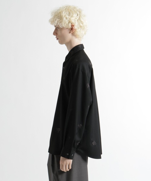 HARE（ハレ）の「KAGEBANAシシュウシャツ(HARE)（シャツ/ブラウス・メンズ・パープル/ブラック・FREE）」の15枚目の写真