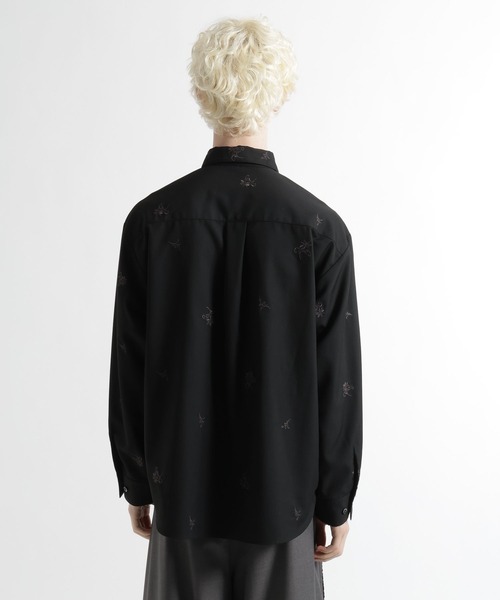 HARE（ハレ）の「KAGEBANAシシュウシャツ(HARE)（シャツ/ブラウス・メンズ・パープル/ブラック・FREE）」の16枚目の写真