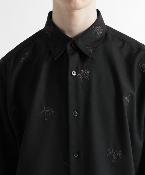 HARE（ハレ）の「KAGEBANAシシュウシャツ(HARE)（シャツ/ブラウス・メンズ・パープル/ブラック・FREE）」の17枚目の写真