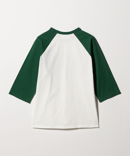 NICE WEATHER(ナイスウェザー)の「<NICE WEATHER>ロゴ ラグランTシャツ(Tシャツ/カットソー・メンズ・オリーブ/ネイビー・M/XS/S/L)」の11枚目の写真