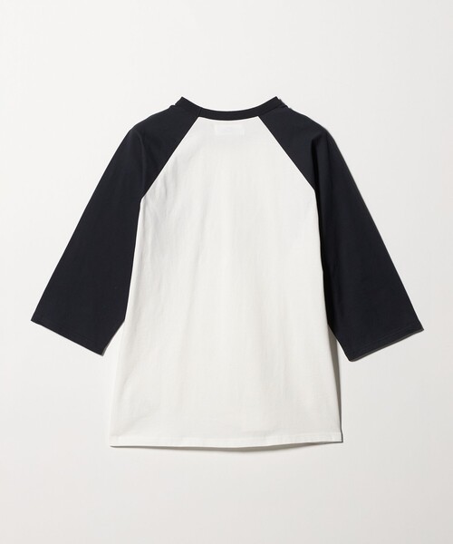 NICE WEATHER(ナイスウェザー)の「<NICE WEATHER>ロゴ ラグランTシャツ(Tシャツ/カットソー・メンズ・オリーブ/ネイビー・M/XS/S/L)」の18枚目の写真
