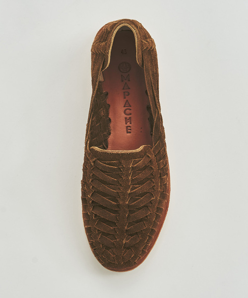 417 EDIFICE(フォーワンセブンエディフィス)の「MAPACHE / マパシェ BUENAVISTA / ブエナビスタ SUEDE(サンダル・メンズ・ベージュ/ブラウン・40/41/42/43/39)」の5枚目の写真