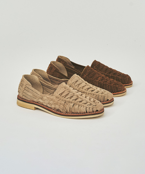 417 EDIFICE(フォーワンセブンエディフィス)の「MAPACHE / マパシェ BUENAVISTA / ブエナビスタ SUEDE(サンダル・メンズ・ベージュ/ブラウン・40/41/42/43/39)」の7枚目の写真