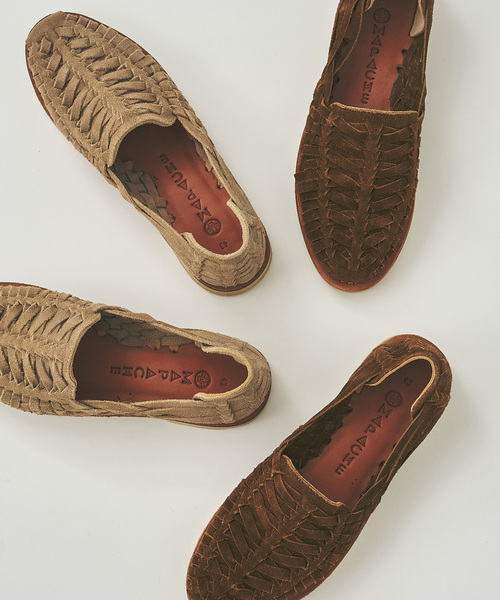 417 EDIFICE(フォーワンセブンエディフィス)の「MAPACHE / マパシェ BUENAVISTA / ブエナビスタ SUEDE(サンダル・メンズ・ベージュ/ブラウン・40/41/42/43/39)」の11枚目の写真