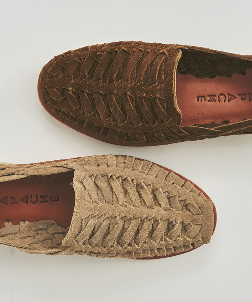 417 EDIFICE(フォーワンセブンエディフィス)の「MAPACHE / マパシェ BUENAVISTA / ブエナビスタ SUEDE(サンダル・メンズ・ベージュ/ブラウン・40/41/42/43/39)」の12枚目の写真