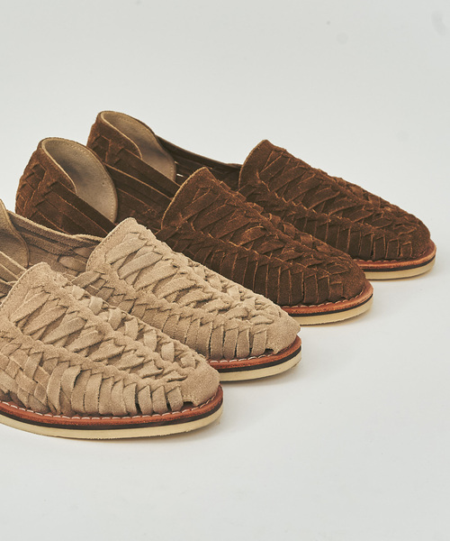 417 EDIFICE(フォーワンセブンエディフィス)の「MAPACHE / マパシェ BUENAVISTA / ブエナビスタ SUEDE(サンダル・メンズ・ベージュ/ブラウン・40/41/42/43/39)」の13枚目の写真