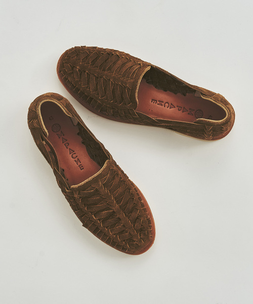417 EDIFICE(フォーワンセブンエディフィス)の「MAPACHE / マパシェ BUENAVISTA / ブエナビスタ SUEDE(サンダル・メンズ・ベージュ/ブラウン・40/41/42/43/39)」の14枚目の写真