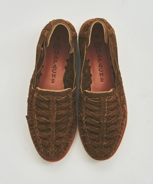 417 EDIFICE(フォーワンセブンエディフィス)の「MAPACHE / マパシェ BUENAVISTA / ブエナビスタ SUEDE(サンダル・メンズ・ベージュ/ブラウン・40/41/42/43/39)」の15枚目の写真