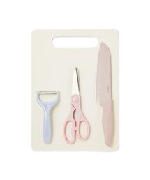 Francfranc（フランフラン）の「カッティングセット(4点セット) マルチ 調理器具 キッチンツール 包丁 まな板（キッチンツール）」