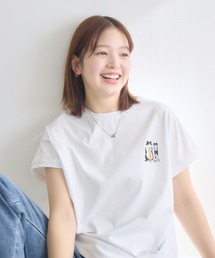 meeny miny | 【meeny miny】CAT & BAKES 9456 『フランスパン』Tシャツ(Tシャツ/カットソー)