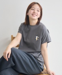 meeny miny | 【meeny miny】CAT & BAKES 9456 『フランスパン』Tシャツ(Tシャツ/カットソー)