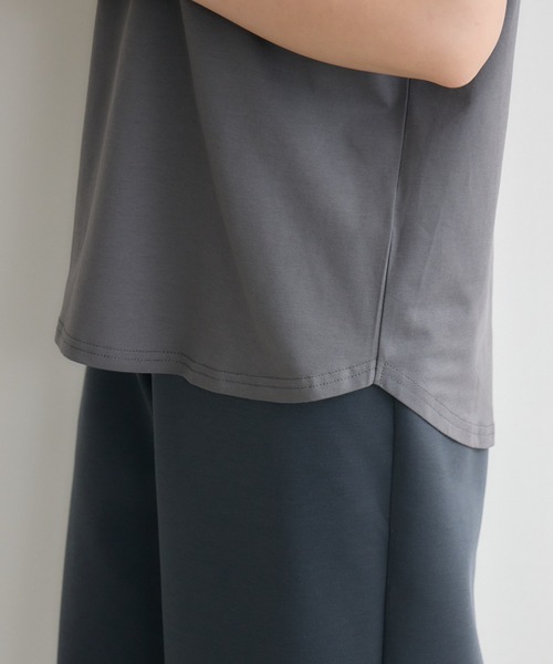 meeny miny(ミーニーマイニー)の「【meeny miny】CAT & BAKES 9456 『フランスパン』Tシャツ(Tシャツ/カットソー・レディース・ベージュ/ホワイト/チャコールグレー・M-L/S-M)」の16枚目の写真