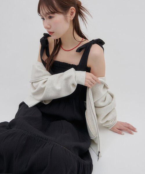 umm.】肩リボンティアードワンピース（ワンピース）｜DISCOAT（ディス