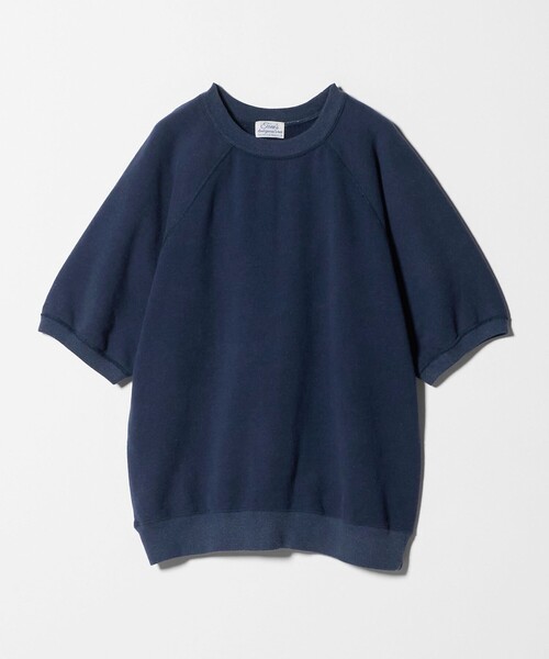 Steven Alan（スティーブンアラン）の「＜tone × Steven Alan＞ SWEAT SHORT SLEEVE/スウェット（スウェット・メンズ・ナチュラル/ネイビー・3/2）」の2枚目の写真