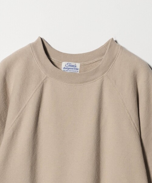 Steven Alan（スティーブンアラン）の「＜tone × Steven Alan＞ SWEAT SHORT SLEEVE/スウェット（スウェット・メンズ・ナチュラル/ネイビー・3/2）」の4枚目の写真