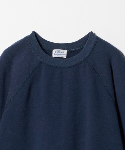Steven Alan（スティーブンアラン）の「＜tone × Steven Alan＞ SWEAT SHORT SLEEVE/スウェット（スウェット・メンズ・ナチュラル/ネイビー・3/2）」の9枚目の写真