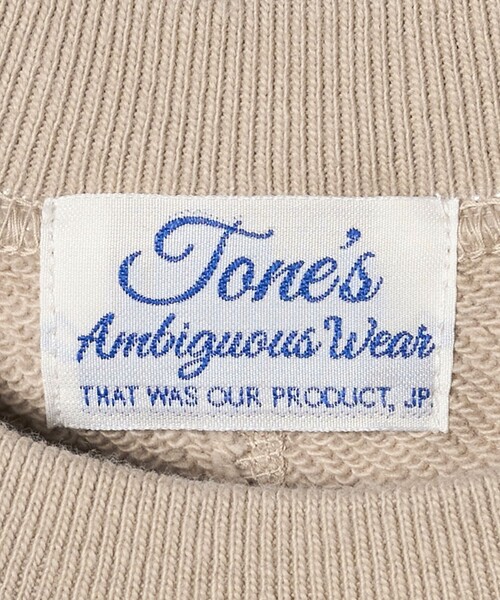 Steven Alan（スティーブンアラン）の「＜tone × Steven Alan＞ SWEAT SHORT SLEEVE/スウェット（スウェット・メンズ・ナチュラル/ネイビー・3/2）」の11枚目の写真