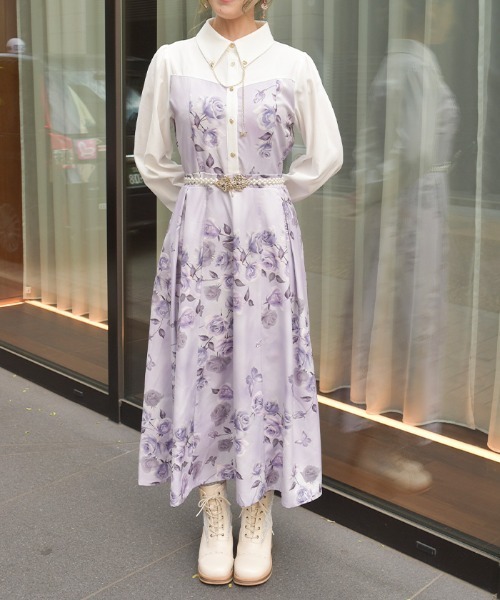 axes femme(アクシーズファム)の「オーナメントパールゴムベルト(ベルト・レディース・シルバー/ゴールド・FREE)」の6枚目の写真