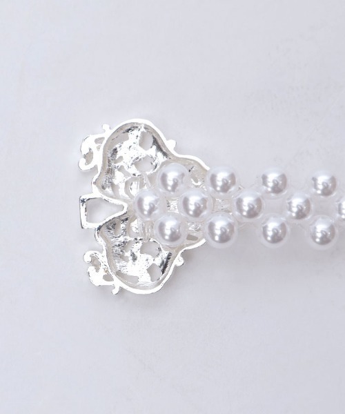 axes femme(アクシーズファム)の「オーナメントパールゴムベルト(ベルト・レディース・シルバー/ゴールド・FREE)」の17枚目の写真