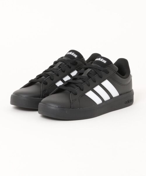 adidas(アディダス)の「【adidas】アディダス GRANDCOURT 3.0J(グランドコート 3.0J)(スニーカー・レディース・ホワイト×ブラック/ホワイト×ホワイト/ブラック系その他/ブラック×ブラック/ブラック×ホワイト・23.0cm/23.5cm/24.0cm/24.5cm/25.0cm/25.5cm)」の5枚目の写真