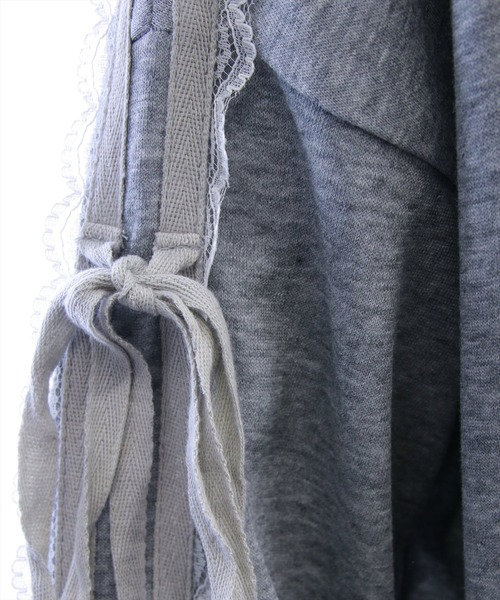 clear（クリア）の「3wayリボンレースラインオーバースウェット（スウェット・レディース・ネイビー/グレー・F）」の11枚目の写真