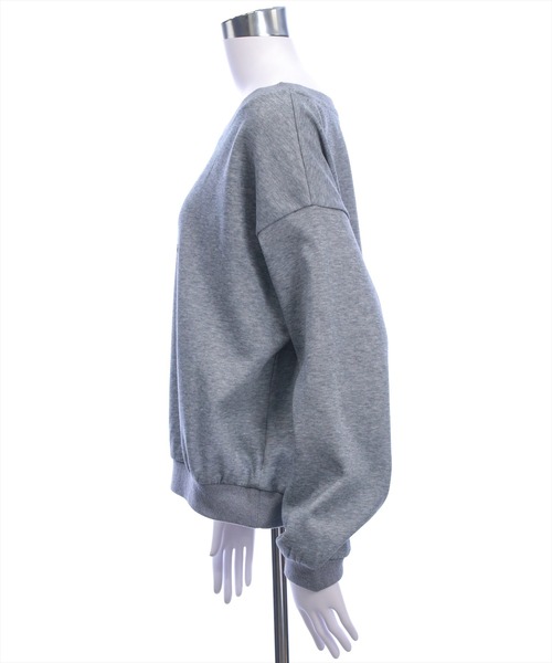 clear（クリア）の「3wayリボンレースラインオーバースウェット（スウェット・レディース・ネイビー/グレー・F）」の5枚目の写真