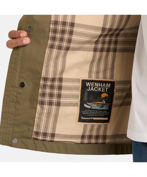Timberland（ティンバーランド）の「ウォータープルーフ バーン コート メンズ（カバーオール・メンズ・カーキ・XX-LARGE/X-LARGE/MEDIUM/LARGE/SMALL）」の4枚目の写真