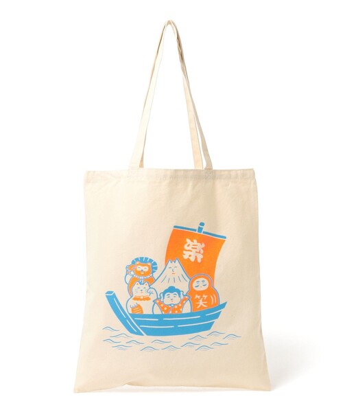 BEAMS JAPAN(ビームス ジャパン)の「【ニューぶんぐ縁日】【別注】ニューレトロ / 縁起物 トートバッグ(トートバッグ・レディース・その他・ONE SIZE)」の7枚目の写真