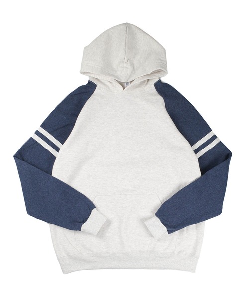JERZEES(ジャージーズ)の「【T16】【JERZEES/ジャージーズ】12oz UNISEX VARCITY COLORBLOCK HOODED SWEAT SHIRT A-97CR(パーカー・メンズ・レッド/グリーン/インディゴブルー/モスグリーン/ブラック/マスタード・MEDIUM/LARGE/SMALL)」の14枚目の写真