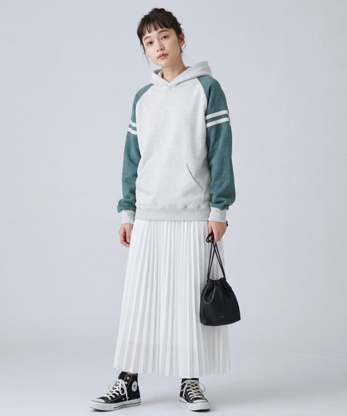 JERZEES(ジャージーズ)の「【T16】【JERZEES/ジャージーズ】12oz UNISEX VARCITY COLORBLOCK HOODED SWEAT SHIRT A-97CR(パーカー・メンズ・レッド/グリーン/インディゴブルー/モスグリーン/ブラック/マスタード・MEDIUM/LARGE/SMALL)」の8枚目の写真