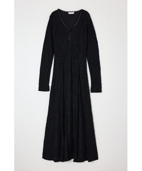 MOUSSY(マウジー)の「【26年SS新作】SCOOP NECK マキシドレス(ワンピース・レディース・ブルー/アイボリー/ブラック・1/2)」の4枚目の写真