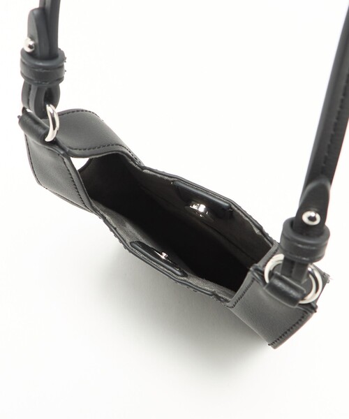 MARW UNITED ARROWS（マルゥ ユナイテッドアローズ）の「＜MARW UNITED ARROWS＞マイクロ ショッパー ポシェット（ショルダーバッグ・レディース・ブラック・FREE）」の7枚目の写真