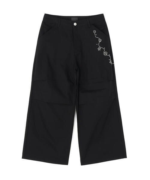 DANKE SCHON（ダンケシェーン）の「DankeSchon/ダンケシェーン/10oz KATURAGI TACK BAGGY PANTS（その他パンツ・レディース・ブラック・S/M/L）」の3枚目の写真
