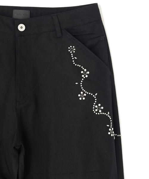 DANKE SCHON（ダンケシェーン）の「DankeSchon/ダンケシェーン/10oz KATURAGI TACK BAGGY PANTS（その他パンツ・レディース・ブラック・S/M/L）」の4枚目の写真