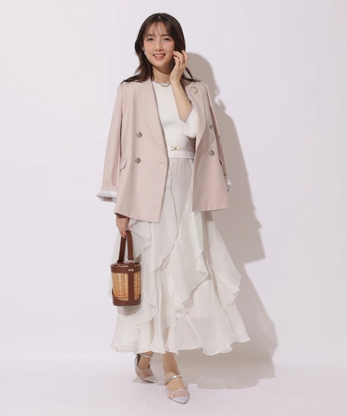 Apuweiser-riche（アプワイザーリッシェ）の「ペタルヘムドッキングワンピース（ワンピース・レディース・ホワイト/ブラック系その他2・2/1）」の12枚目の写真