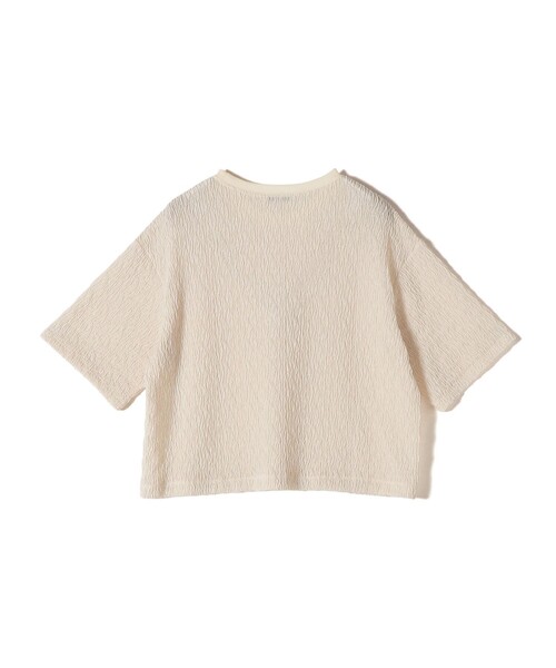 SHIPS(シップス)の「〈手洗い可能〉ランダムブルーゼ 5分袖 プルオーバー(Tシャツ/カットソー・レディース・ライトブルー/ブラック/ナチュラル・ONE SIZE)」の16枚目の写真