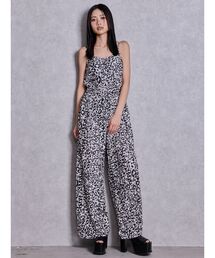 GYDA | SPARKLEサテンプリーツロンパース(つなぎ/オールインワン)