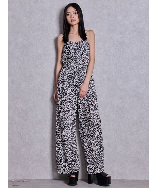 GYDA（ジェイダ）の「SPARKLEサテンプリーツロンパース（つなぎ/オールインワン・レディース・ブラック/ミント/その他1/グレー・SMALL/X-SMALL）」の11枚目の写真