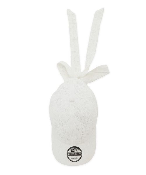 FRAY I.D（フレイアイディー）の「【FRAY I.D｜NEW ERA】9TWENTYバリエーションリボン付きキャップ（キャップ・レディース・ベージュ/ホワイト/ブルー・F）」の10枚目の写真