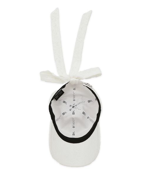 FRAY I.D（フレイアイディー）の「【FRAY I.D｜NEW ERA】9TWENTYバリエーションリボン付きキャップ（キャップ・レディース・ベージュ/ホワイト/ブルー・F）」の11枚目の写真