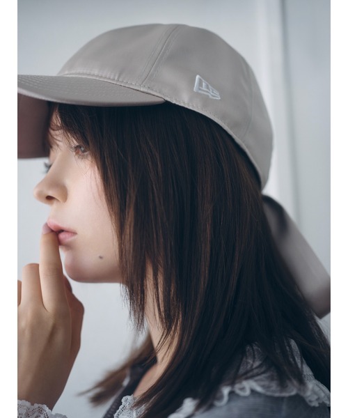 FRAY I.D（フレイアイディー）の「【FRAY I.D｜NEW ERA】9TWENTYバリエーションリボン付きキャップ（キャップ・レディース・ベージュ/ホワイト/ブルー・F）」の21枚目の写真