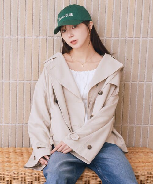 earth music&ecology（アースミュージックアンドエコロジー）の「アソートキャップ（キャップ・レディース・グリーン/ブルー/チェック/ネイビー/ベージュ・FREE）」の21枚目の写真