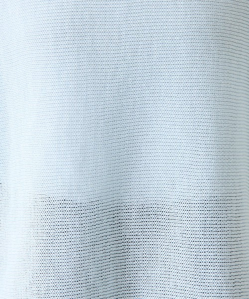 COLLAGE GALLARDAGALANTE（コラージュガリャルダガランテ）の「シャーリーカーンハーフスリーブニット（ニット/セーター・レディース・アイボリー/スカイブルー/ネイビー・FREE）」の19枚目の写真