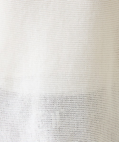 COLLAGE GALLARDAGALANTE（コラージュガリャルダガランテ）の「シャーリーカーンハーフスリーブニット（ニット/セーター・レディース・アイボリー/スカイブルー/ネイビー・FREE）」の18枚目の写真