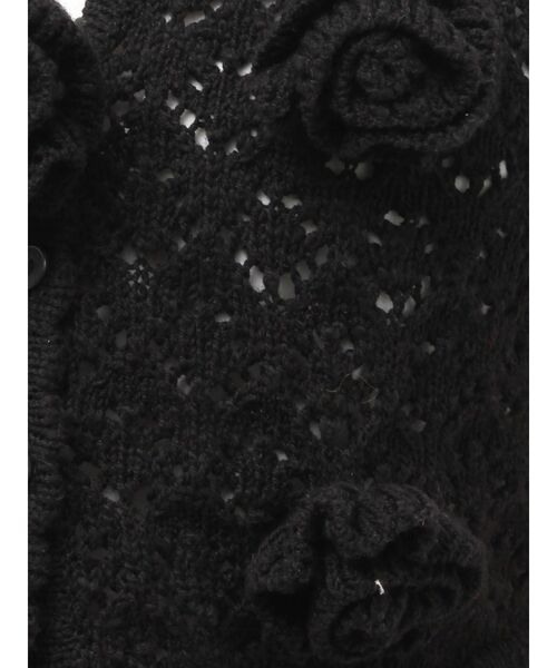 jouetie（ジュエティ）の「ローズモチーフニットジレ（その他トップス・レディース・ブラック/レッド・MEDIUM）」の22枚目の写真